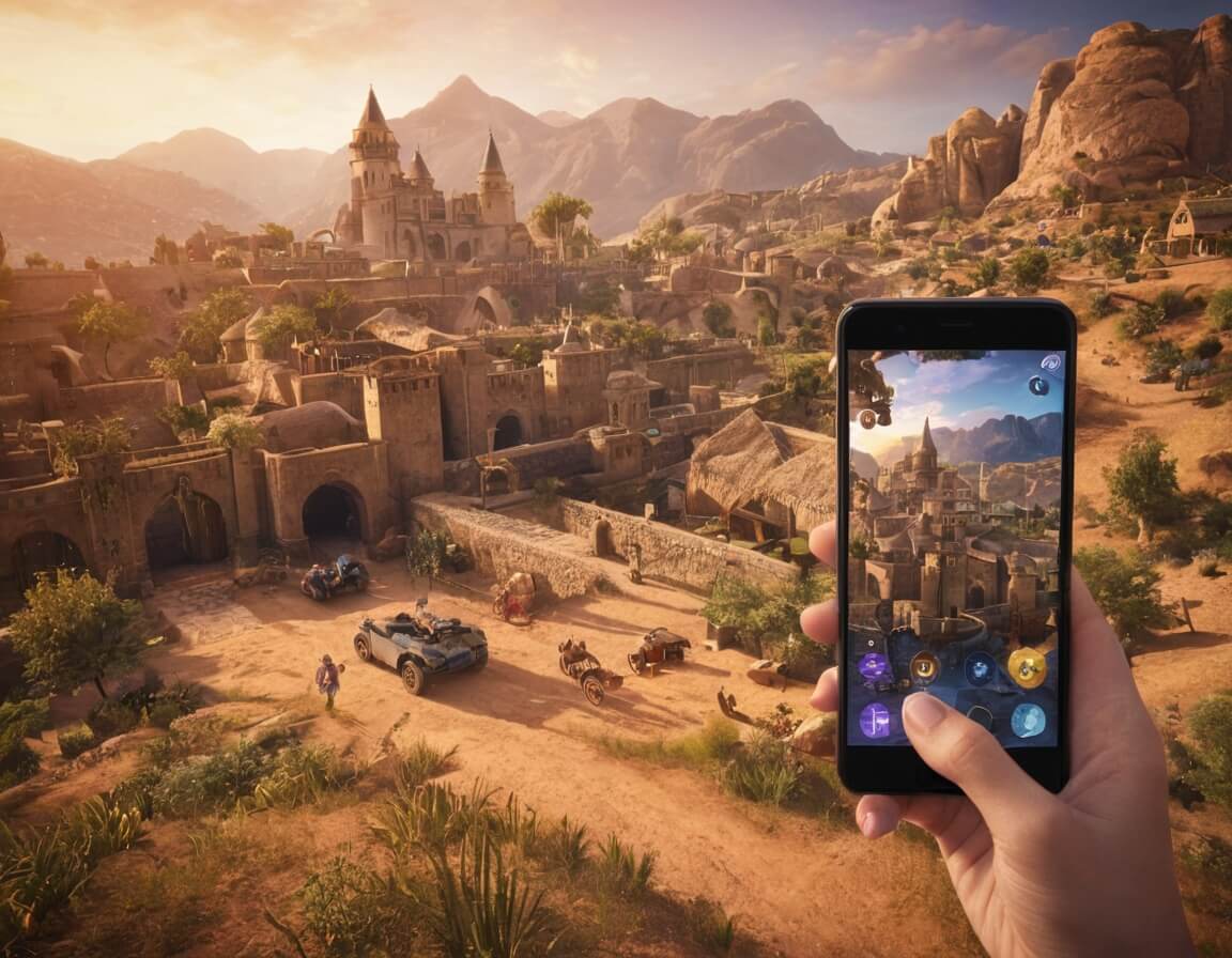 Custom mobile game development service showcasing Indian mythology integration